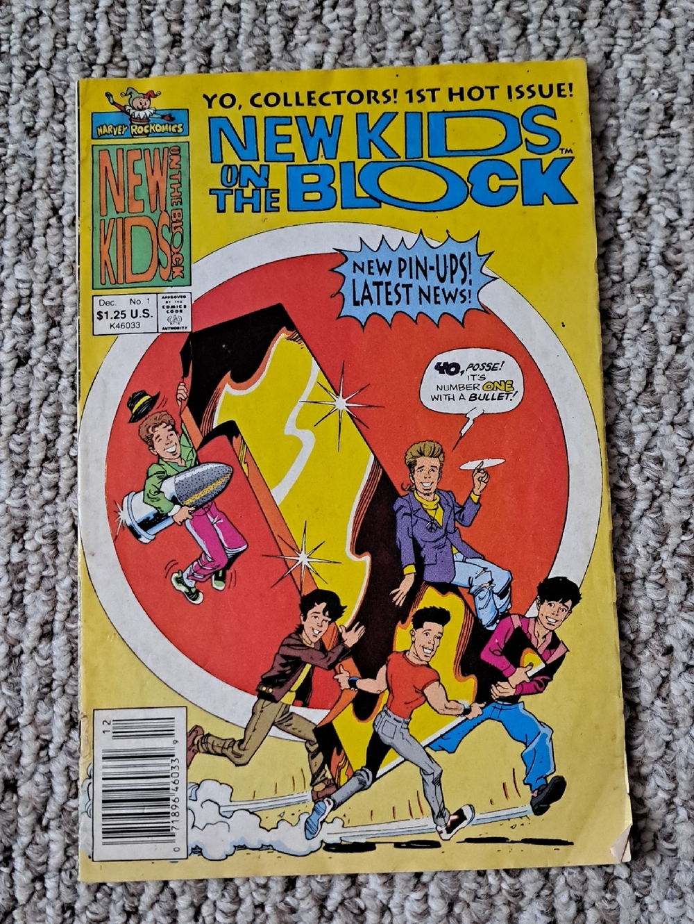 New Kids On The Block 1st Issue Comic Book